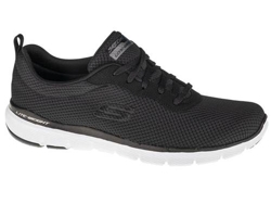 Zapatillas Deportivas SKECHERS Flex Appeal 30 Mujer (Negro -Material Sintético -38)