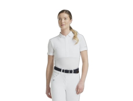 Polo Animais de Estimação de Mujer para Equitación SUPERDRY Pilot Aeromesh Tam Blanco (L)