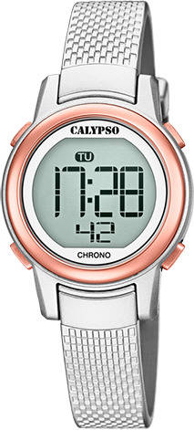 Reloj Digital CALYPSO Mujer (Goma - Gris)