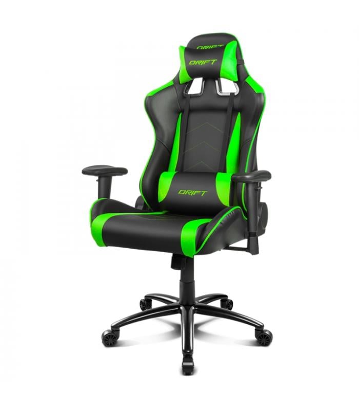 Silla Gaming DRIFT DR150 (Hasta 150 kg - Elevador a Gas Clase 4 - Negro)