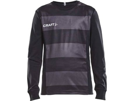 Camiseta de Hombre para Fútbol CRAFT Progress Withoupadding Negro (122 / 128 cm)