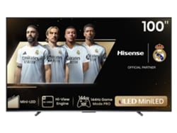 TV HISENSE Mini-Led 100U7KQ (ULED - 100'' - 254 cm - 4K Ultra HD - Smart TV)