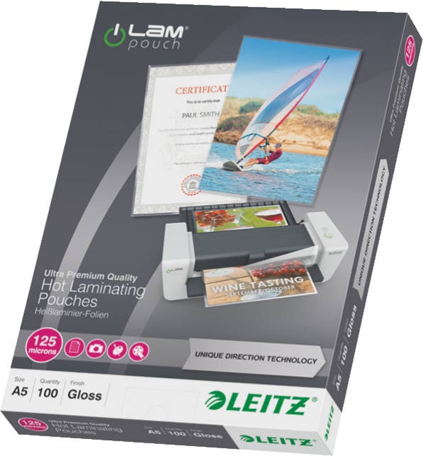 Fundas de Plastificar LEITZ iLAM UDT Transparente (100 un - A5)