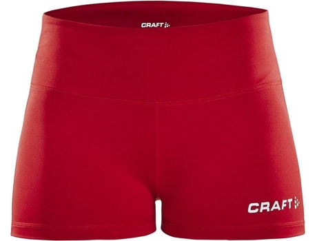 Pantalones para Mujer CRAFT Squad Hot Rojo para Fitness (S)