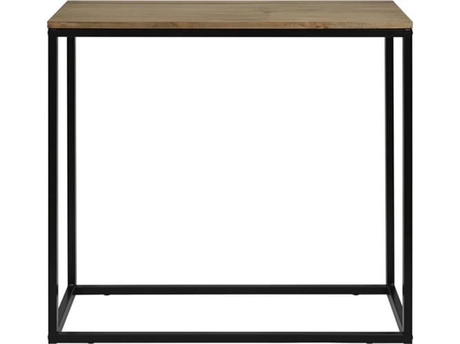 Recibidor Icub 70x35x80cm negro en madera maciza de 18mm grosor acabado vintage estilo industrial box furniture consola ds muebles 35 70 82 35x70x80 18mm.