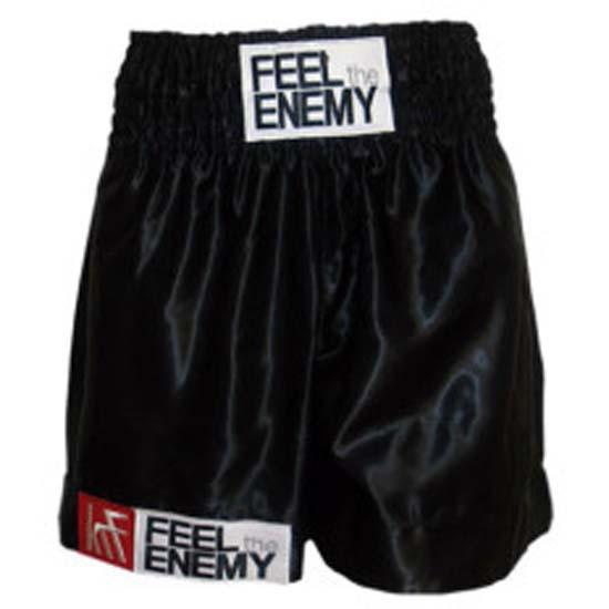 Boxing Liso Pantalones cortos de boxeo hombre para krf plain classic negro fitness m