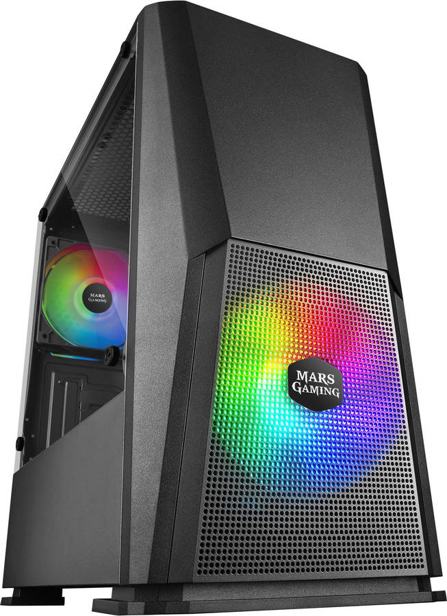 Caja PC MARS GAMING MCONE (Mini ATX Tower - Negro)