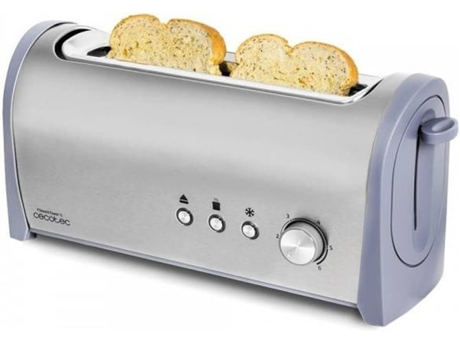 Tostadora CECOTEC Steel&Toast 1 Fenda (1000 W)