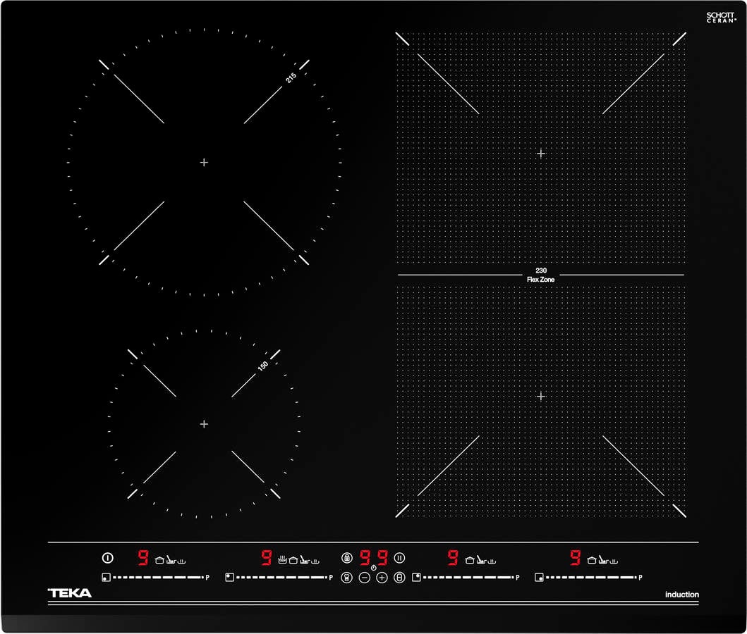 Placa Flex de Inducción TEKA IZF 64440 BK (Elétrica - 60 cm - Negro)