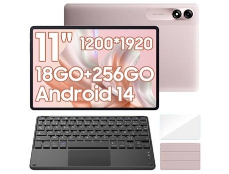 Tablet BLACKVIEW Tab9Wifi Teclado K1(10.95'' - 18 GB - 256 GB - Rosa)