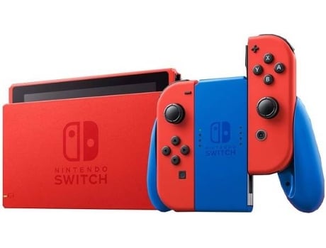 Nintendo Switch Neon Blue/Red V2 + Mario & Sonic Jogos Olímpicos