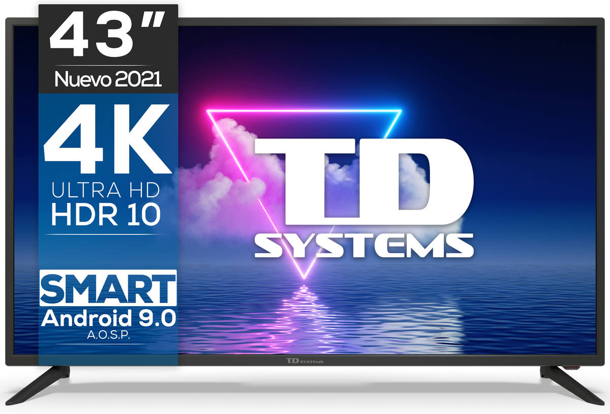 TV TD SYSTEMS K43DLG12US (LED - 43'' - 109 cm - 4K Ultra HD - Smart TV)