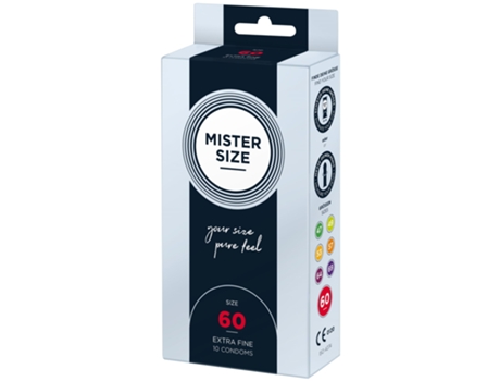 MISTER.SIZE Preservativos de 60 mm 10 unidades MISTER SIZE