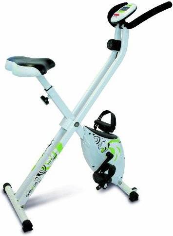 Bicicleta Estática BH by TECNOVITA OPEN&GO YF90 (Blanco - 117x68x39cm - Volante: 8 kg - Plegable - Hasta: 90 kg)