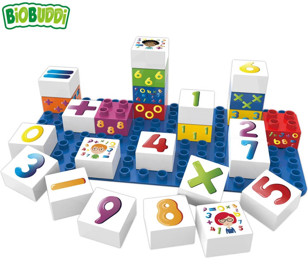 Juguete De Construcción biobuddi learning numbers 27 pcs bloques piezas juego 15 años niñoniña 6 bb0002