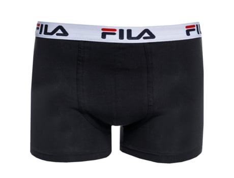 Boxers FILA Hombre (Algodón - Negro - XL)