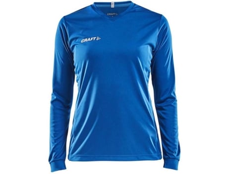 Camiseta de Mujer para Fútbol CRAFT Squad Solid Azul (XS)