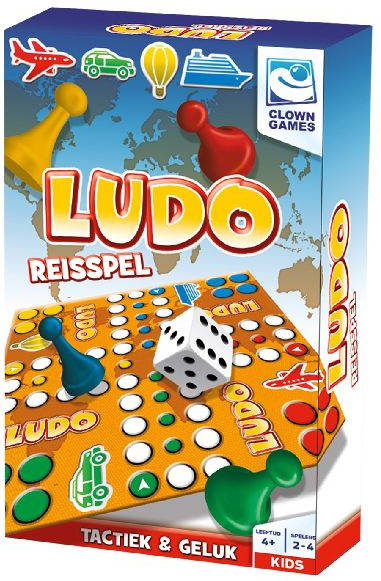 Juego de Mesa CLOWN GAMES Ludo (Edad Mínima: 4)