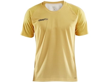 Camiseta de Hombre para Fútbol CRAFT Control Amarillo (M)