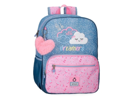 ENSO Mochila Escolar Poliéster Dreamer Azul