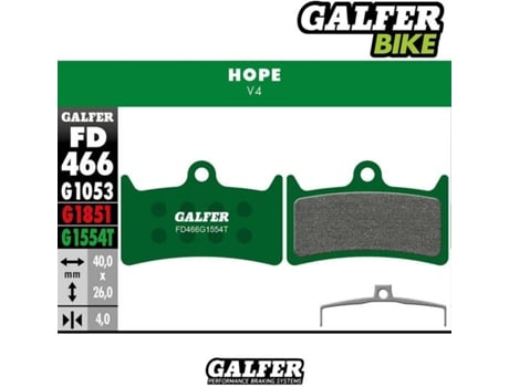 Pastillas de Freno GALFER Pro Hope V4