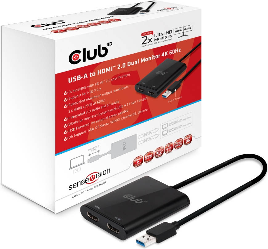 Multiplicador de video CLUB3D CSV-1474