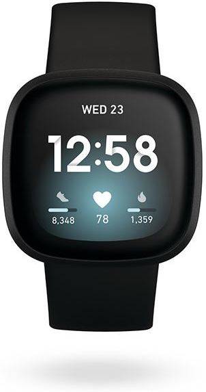 Reloj deportivo FITBIT Versa 3 (Bluetooth - Hasta 6 días de autonomía - Pantalla táctil - Negro)