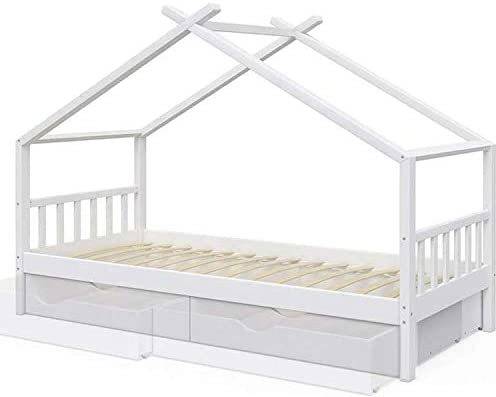 Babify Homy Cama infantil para niños 200 x 90 cm cajones incluidos compatible colchón200x90