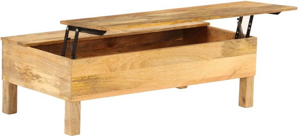 Mesa de Centro ART PLANET Madera de Manguera Maciza (110x55x35cm)