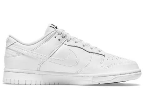 Zapatillas Deportivas NIKE Dunk Low Mujer (Blanco - Material Sintético -36)