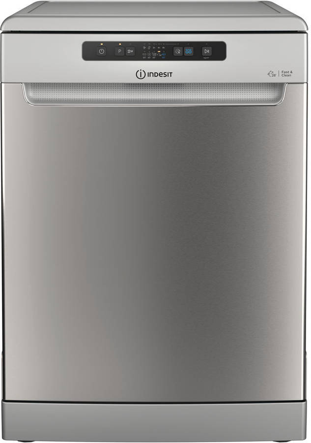 Lavavajillas INDESIT DFC 2C24 A X (14 Cubiertos - 60 cm - Inox)