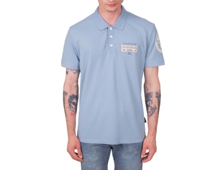 Polo de Hombre NAPAPIJRI Algodón Azul (XL)