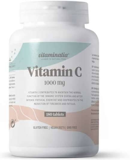 Complemento Alimentar VITAMINALIA Vitamina C (180 tabletas)