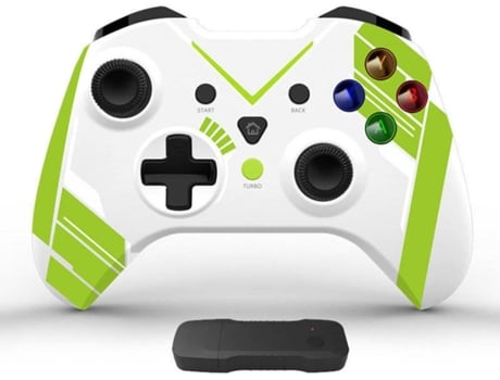 Mando Xbox ENKERS Gamepad (Inalámbrico - Verde)