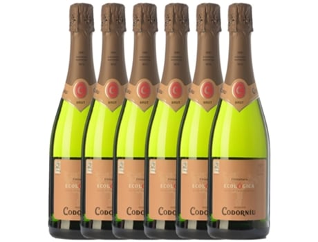 Espumante CODORNÍU Codorníu Ecológico Brut Cava (0.75 L - 6 unidades)