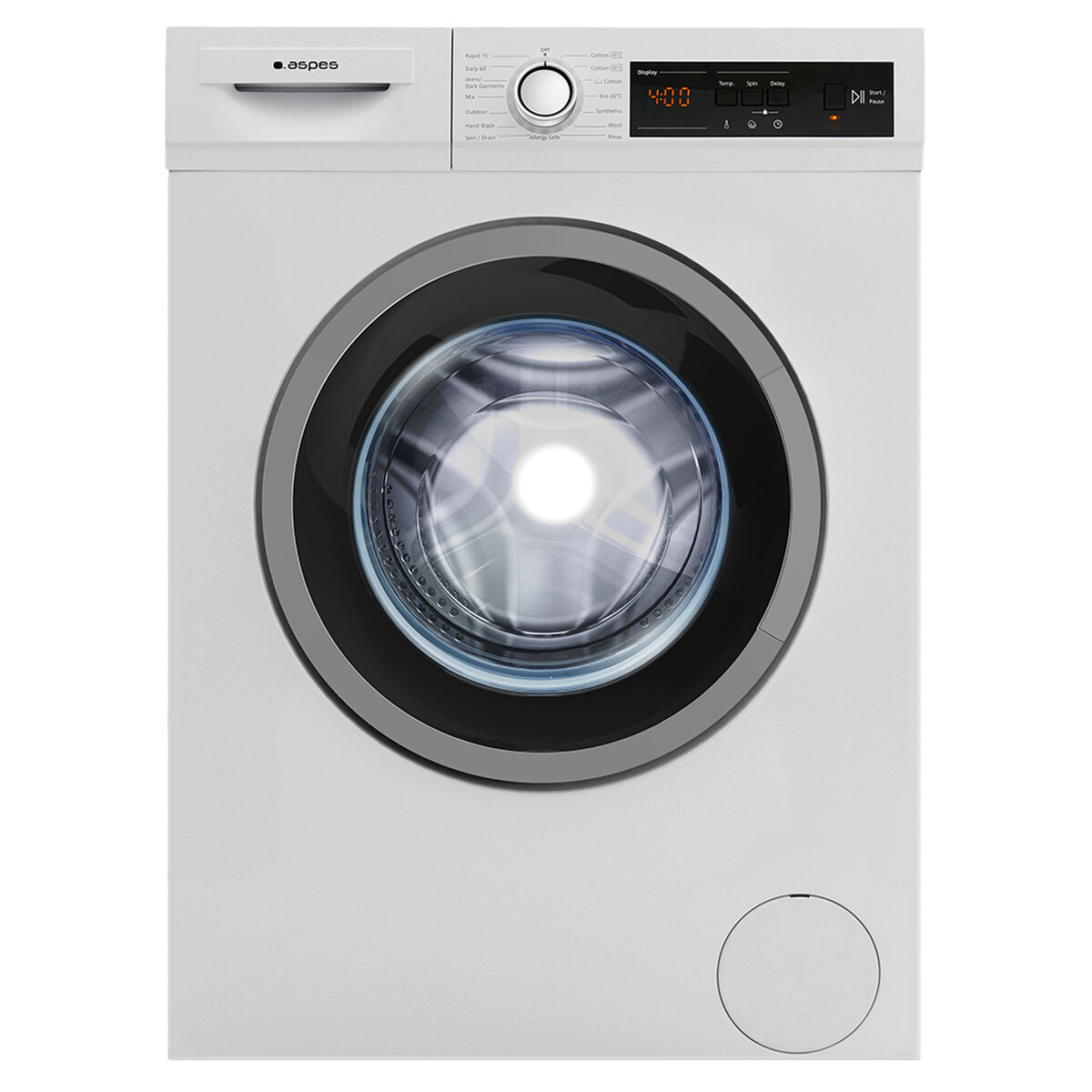 Lavadora ASPES Alf2128 (8 kg - 1200 rpm - Blanco)