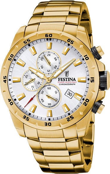 Reloj FESTINA Hombre (Acero - Dorado)