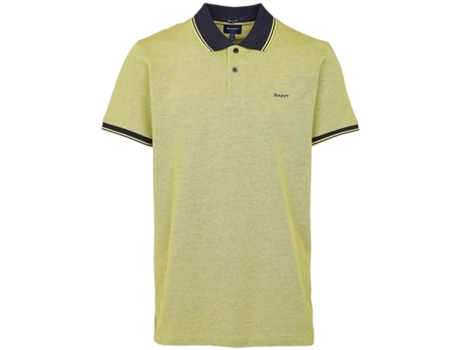 Polo de Hombre GANT Colford Ss Pique Amarillo (M)