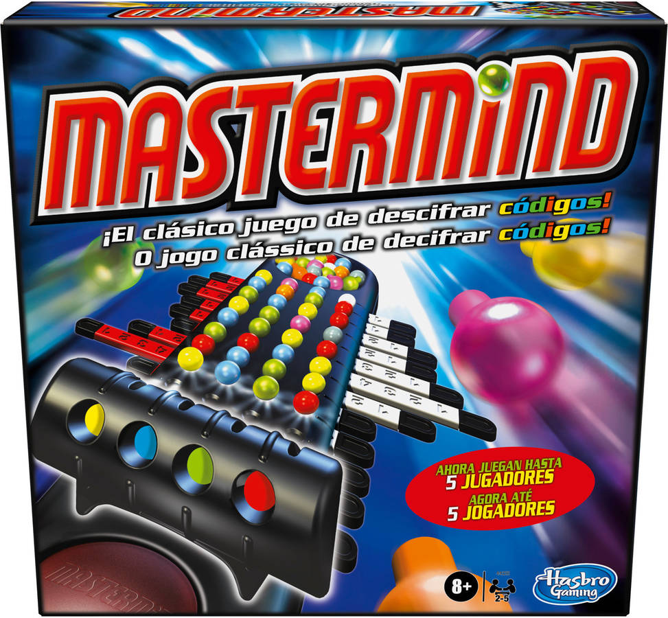 Juego de Mesa HASBRO GAMING Mastermind (Edad Mínima: ‍8 Años - 28.2 x 40.6 x 28.3 cm)