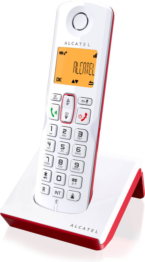 Teléfono Inalámbrico ALCATEL S250 Rojo