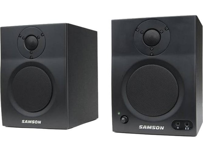 Samson Mediaone Bt4 altavoces pc 2way mesaestante 20w 40w negro pareja de monitores estudio 4a