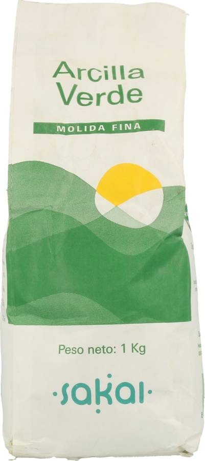 Mascarilla Facial SAKAI Arcilla Verde Fina ( 1 kg)