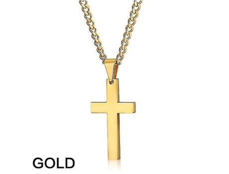 Collares de Stonego Cross Regalo colgante de joyas de acero inoxidable