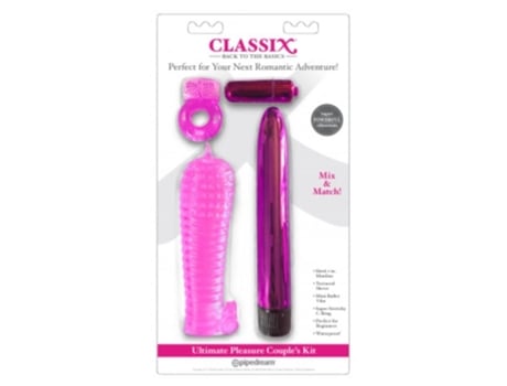 Kit para Parejas Ultimate Pleasure Rosa CLASSIX