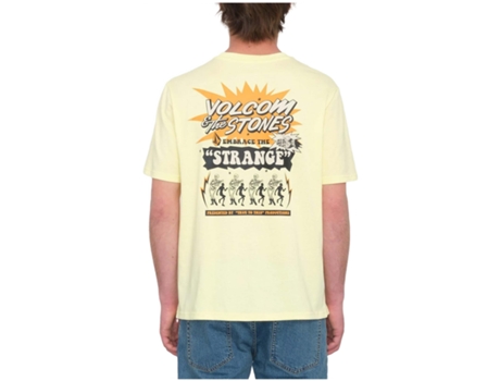 Camiseta de Hombre VOLCOM Corta Strange Relics Amarillo (S)