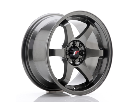 Llanta Japan Racing Jr3 15''X8 Et 25 4X100 4X108 Cb 73,1 Gun Metal