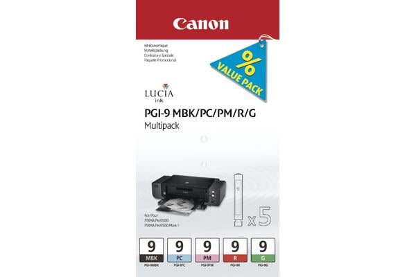 Tinta Original CANON  PGI-9 N/C/Y para PIXMA Pro9500, Pro9500 Mark II