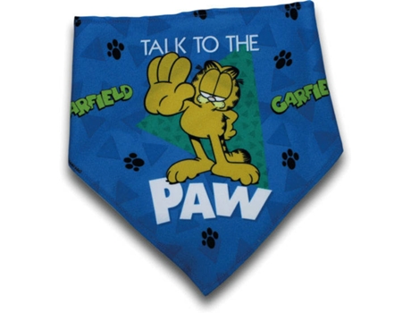 Pañuelo para Perros ANIMALZAN Garfield Talk to the Paw (L - Azul)