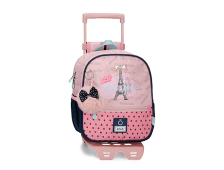 Mochila Escolar ENSO (25 x 23 x 10 - Poliéster - Rosa)