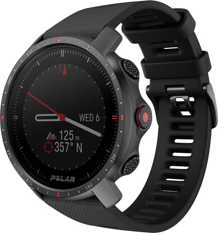 Reloj Deportivo POLAR GRIT X PRO SAFIRA (Bluetooth - Autonomía hasta 40 horas - Negro)